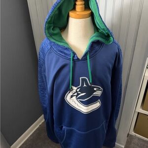 Majestic Blue and Green Men's Hoodie